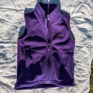 Columbia Purple fleece vest 2T